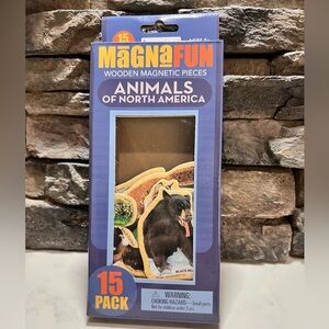 Bendon MagnaFun Wooden Magnetic Sharks Set - Teal Packaging